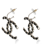 Chanel 2011 Leather CC Earrings