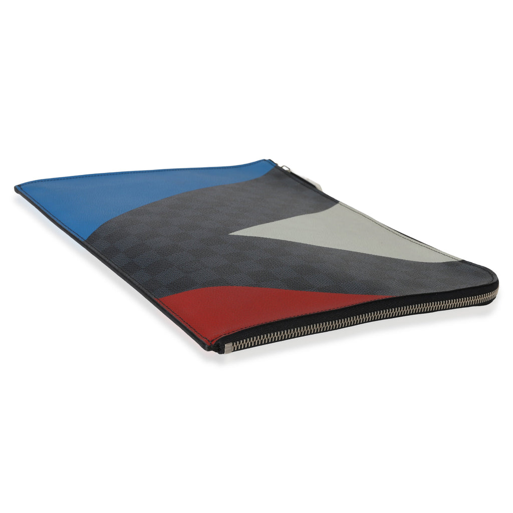 Louis Vuitton Damier Cobalt Americas Cup Porte Documents