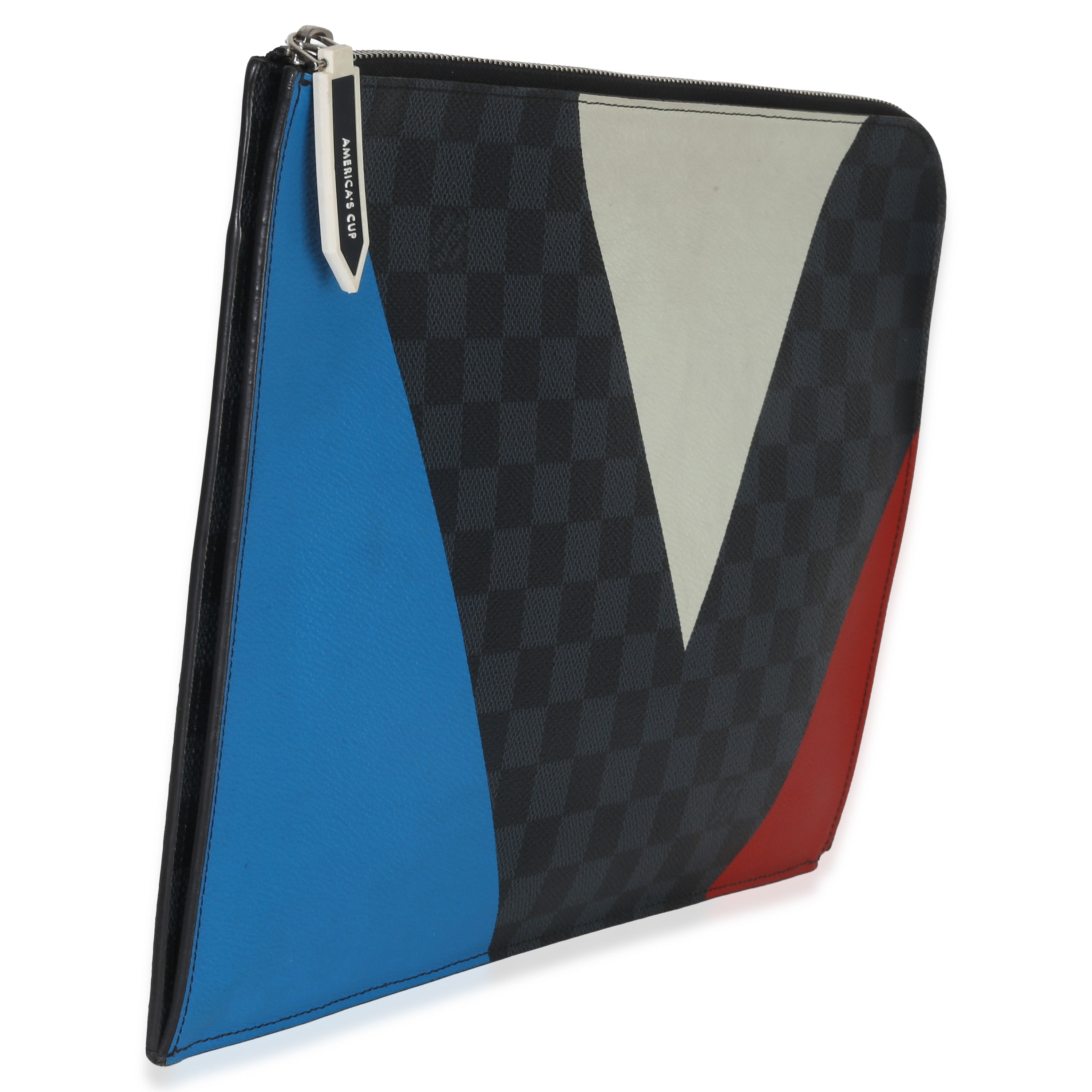 Louis Vuitton Damier Cobalt Americas Cup Porte Documents