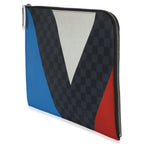 Louis Vuitton Damier Cobalt Americas Cup Porte Documents
