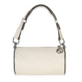 Gucci White Diagonal Quilted Calfskin Mini Blondie Barrel Bag