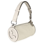 Gucci White Diagonal Quilted Calfskin Mini Blondie Barrel Bag