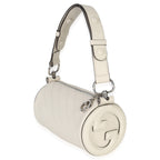 Gucci White Diagonal Quilted Calfskin Mini Blondie Barrel Bag