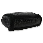 Gucci Black Patent Shearling Medium Soho Hobo