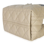 Christian Dior Rope Beige Black Calfskin Macrocannage Small Toujours