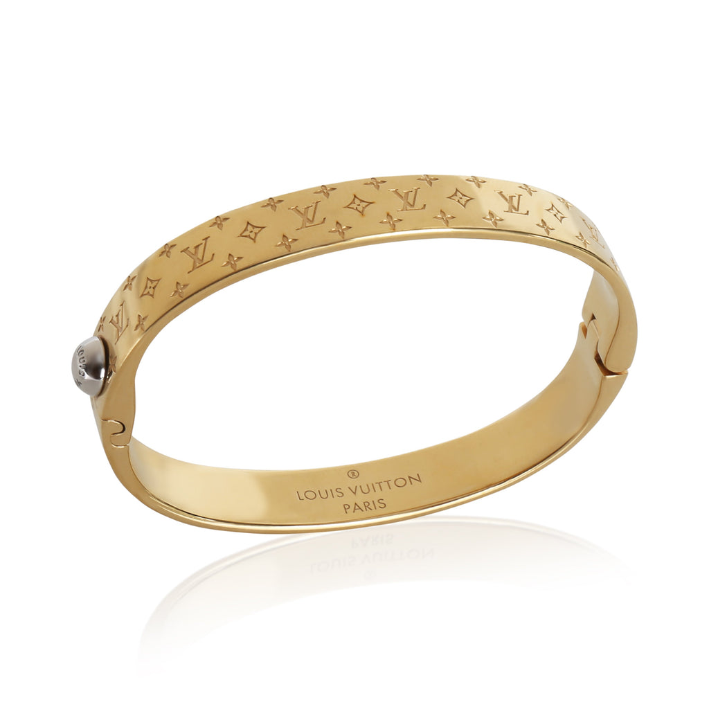 Louis Vuitton Gold-Plated  Nanogram Bracelet