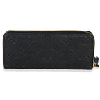 Louis Vuitton Black Monogram Empreinte Clemence Wallet