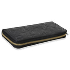 Louis Vuitton Black Monogram Empreinte Clemence Wallet