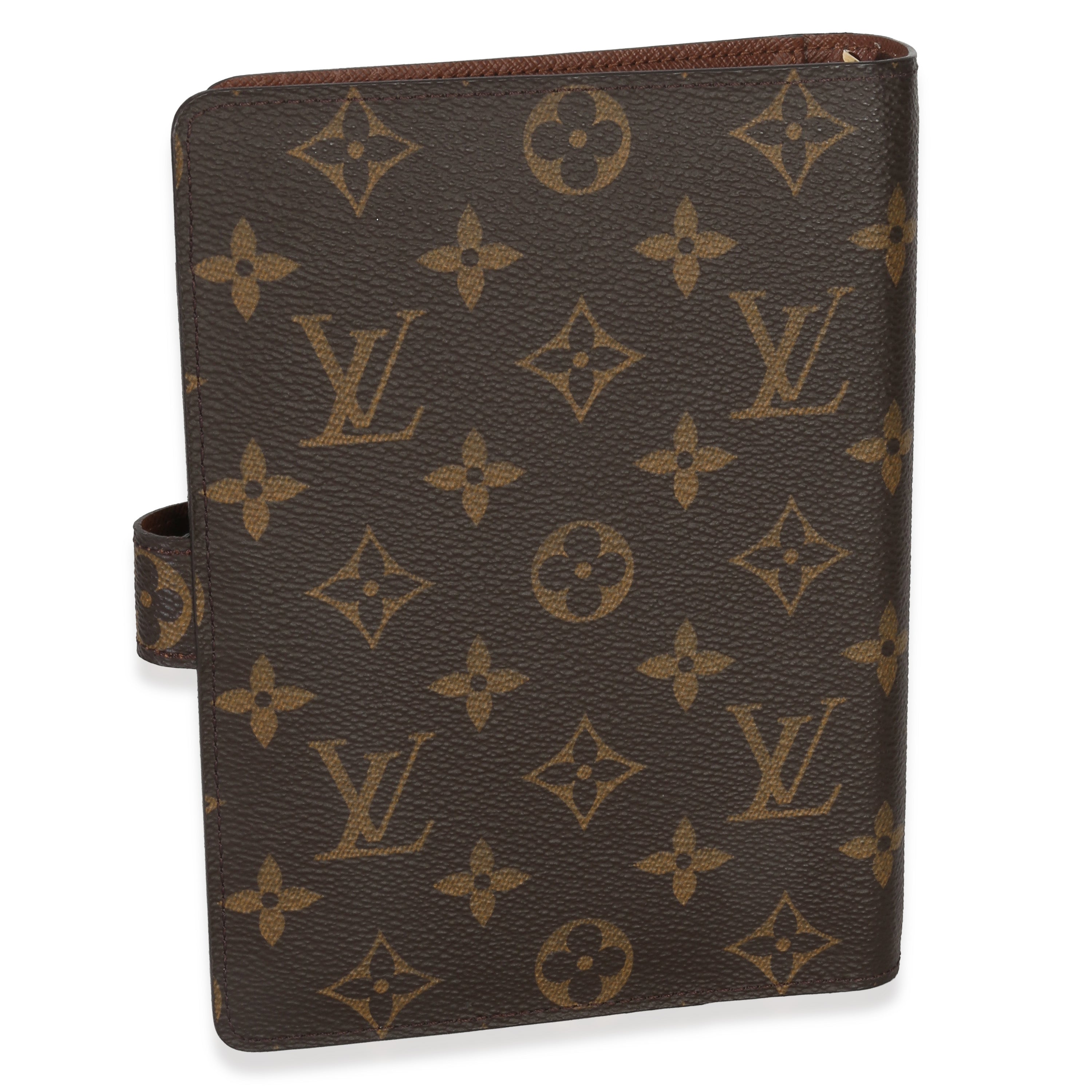Louis Vuitton Monogram Canvas Small Ring Agenda Cover