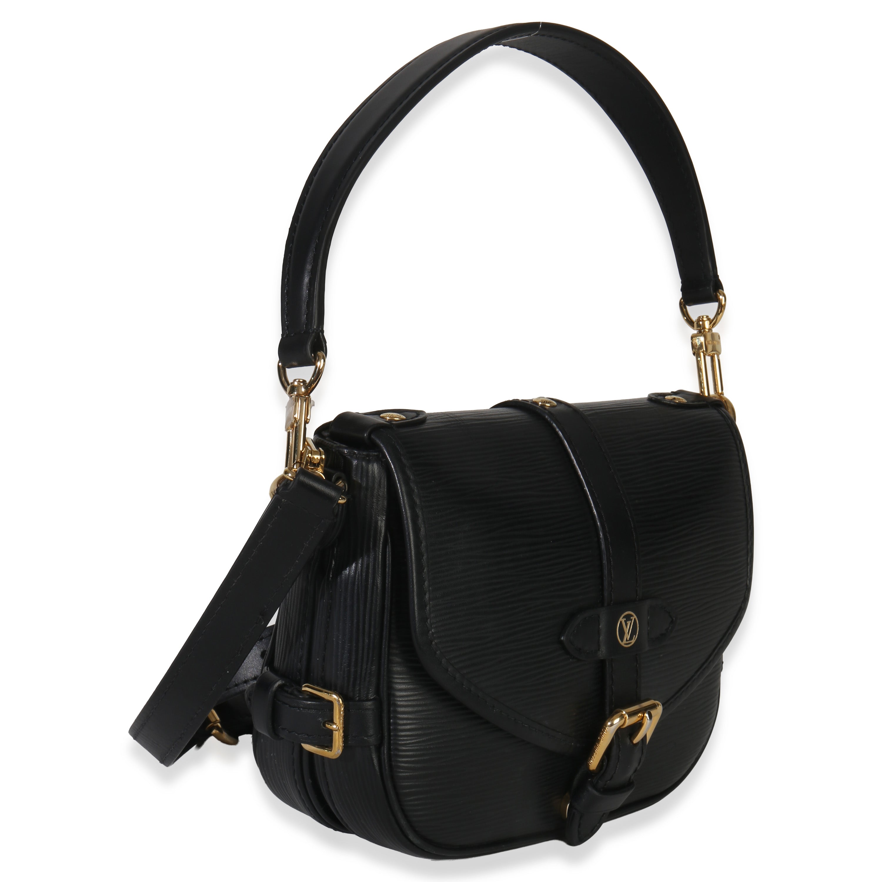 Louis Vuitton Black Epi Saumur BB