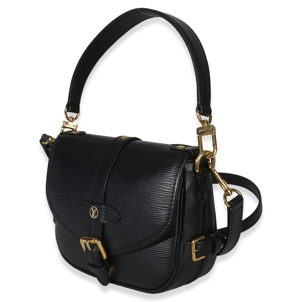 Louis Vuitton Black Epi Saumur BB