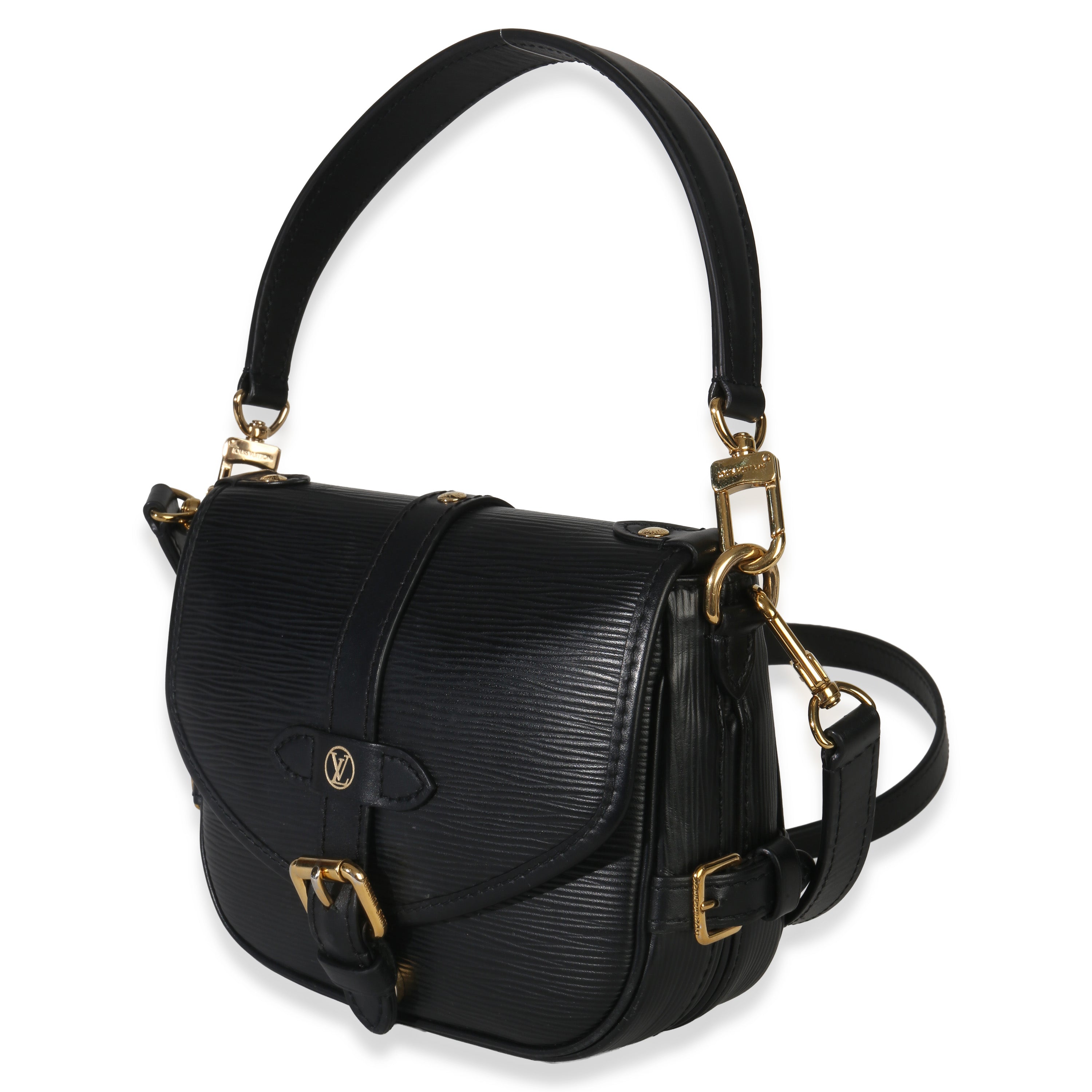 Louis Vuitton Black Epi Saumur BB