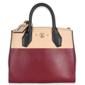Louis Vuitton Beige Bordeaux Calfskin City Steamer PM