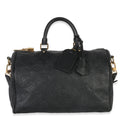 Louis Vuitton Black Monogram Empreinte Speedy Soft 30