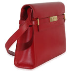 Saint Laurent Red Calfskin Medium Manhattan Shoulder Bag