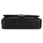 Chanel Black Quilted Lambskin Medium Classic Double Flap Bag