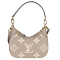 Louis Vuitton Tourterelle Creme Empreinte Monogram Giant Bagatelle NM
