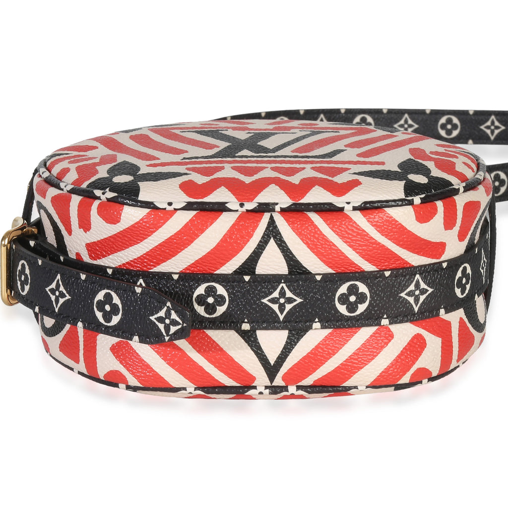 Louis Vuitton Cream Red Giant LV Crafty Boite Chapeau Souple Bag PM