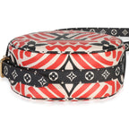 Louis Vuitton Cream Red Giant LV Crafty Boite Chapeau Souple Bag PM