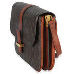Saint Laurent Brown Canvas Le Monogramme Small Sac Besace Shoulder Bag