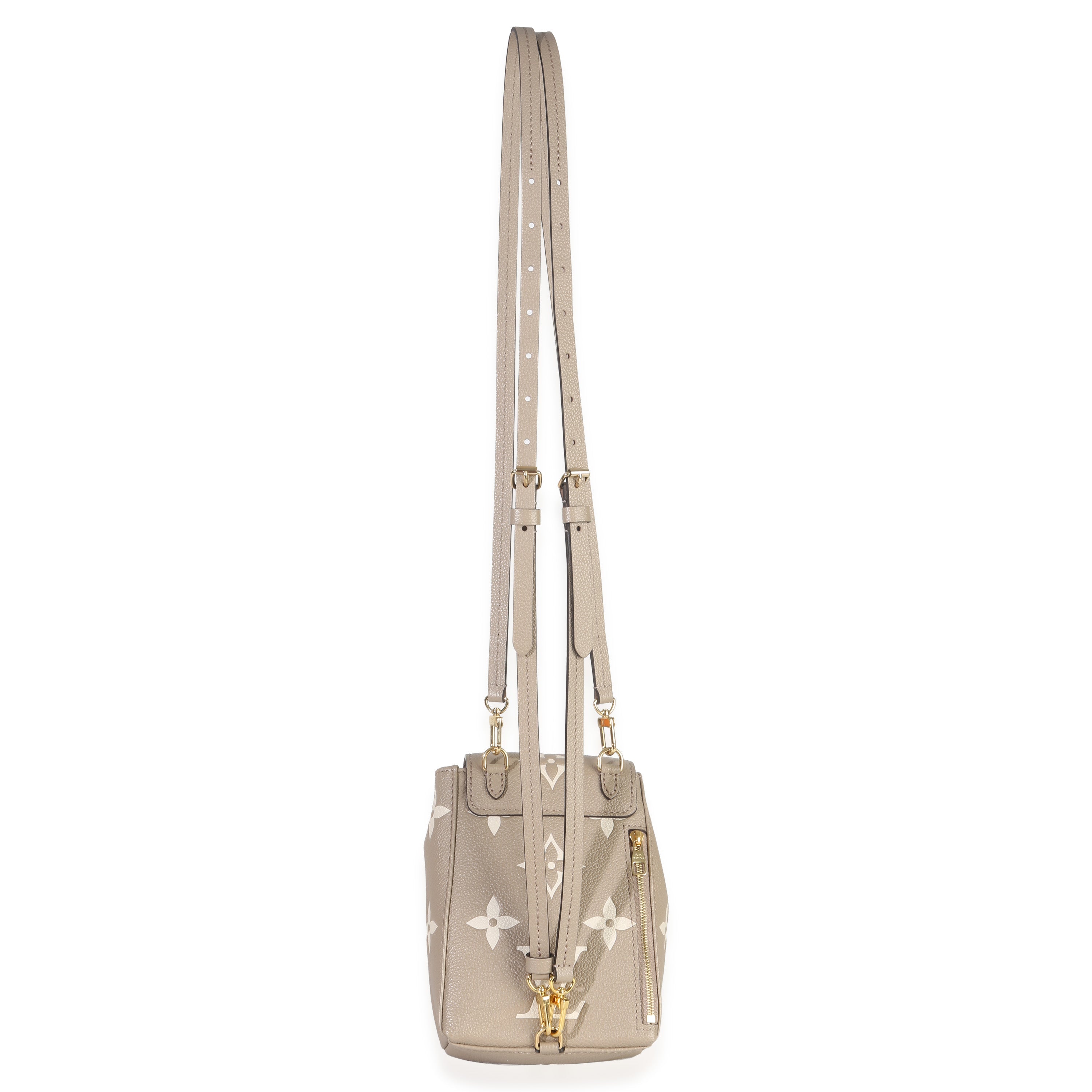Louis Vuitton Tourterelle Empreinte Giant Monogram Tiny Backpack