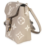 Louis Vuitton Tourterelle Empreinte Giant Monogram Tiny Backpack
