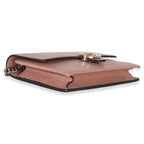 Gucci Pink Dollar Calfskin Interlocking G Wallet On Chain