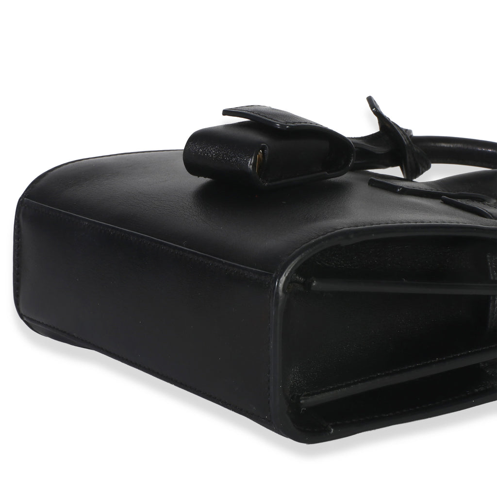 Saint Laurent Black Smooth Calfskin Toy Sac Du Jour