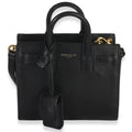 Saint Laurent Black Smooth Calfskin Toy Sac Du Jour