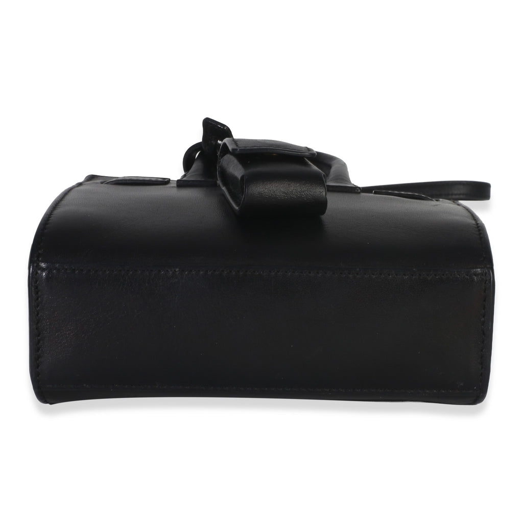 Saint Laurent Black Smooth Calfskin Toy Sac Du Jour