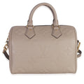 Louis Vuitton Tourterelle Giant Monogram Empreinte Speedy Bandouliere 25