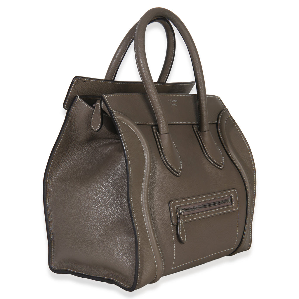 Souris Drummed Calfskin Mini Luggage Tote