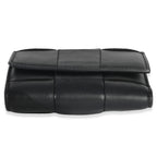 Black Cassette Intrecciato Small Trifold Wallet