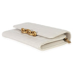 Saint Laurent Crema Soft Calfskin Le Maillon Wallet On Chain