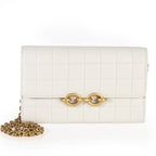 Saint Laurent Crema Soft Calfskin Le Maillon Wallet On Chain