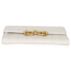 Saint Laurent Crema Soft Calfskin Le Maillon Wallet On Chain