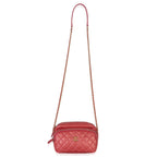 Chanel Pink Iridescent Quilted Lambskin Day Trips Camera Bag