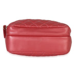 Chanel Pink Iridescent Quilted Lambskin Day Trips Camera Bag