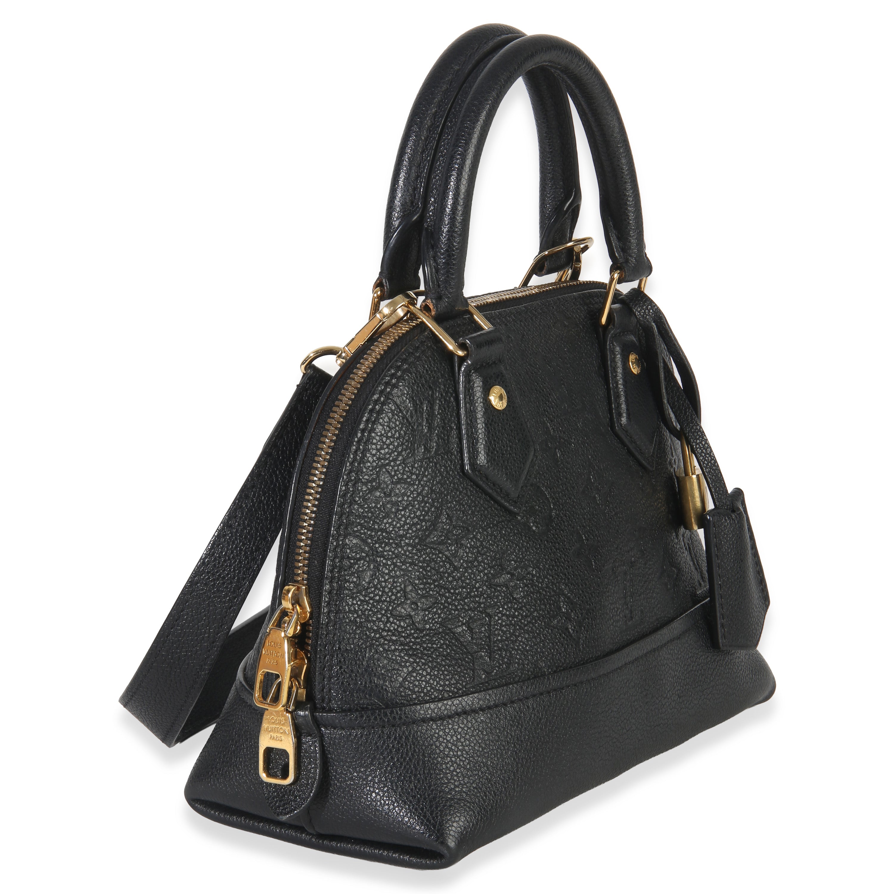 Louis Vuitton Black Monogram Empreinte Neo Alma BB