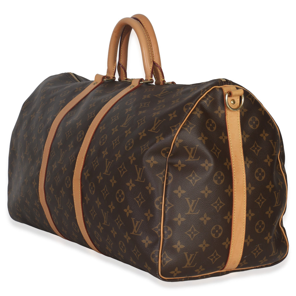 Louis Vuitton Monogram Canvas Keepall Bandolieure 55