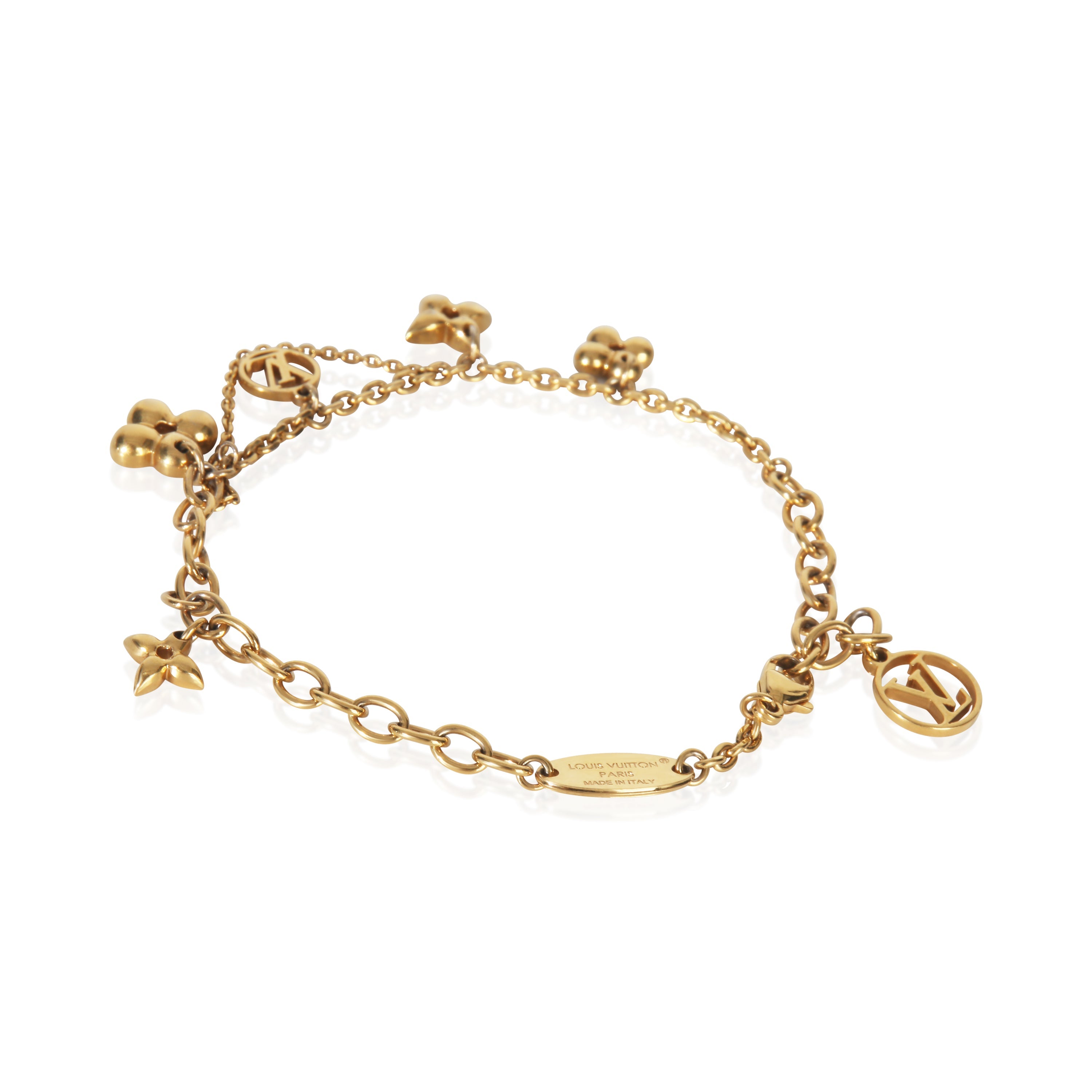 Louis Vuitton Gold-Plated  Blooming Supple Bracelet