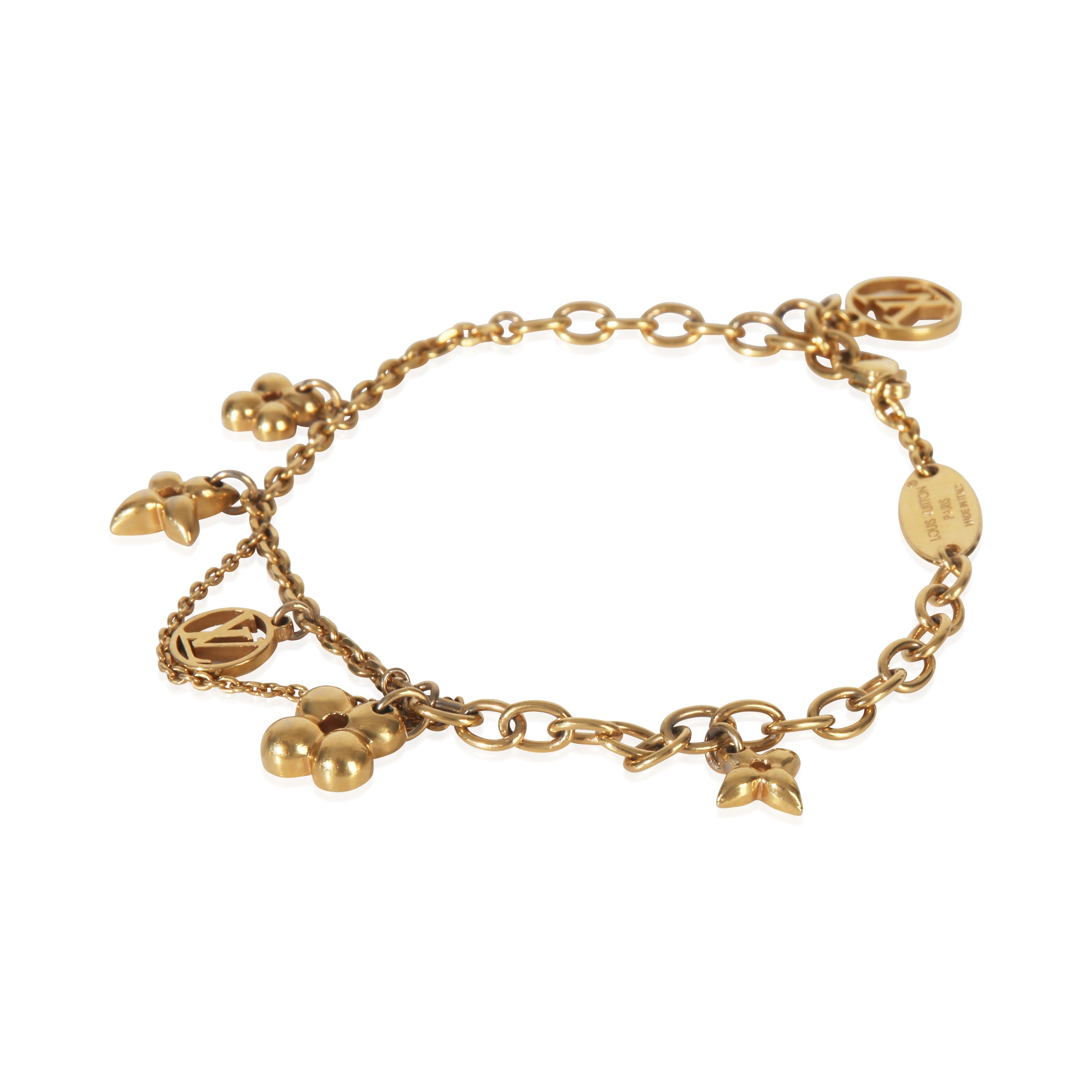 Louis Vuitton Gold-Plated  Blooming Supple Bracelet
