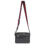 Gucci Black GG Supreme Canvas Web Crossbody