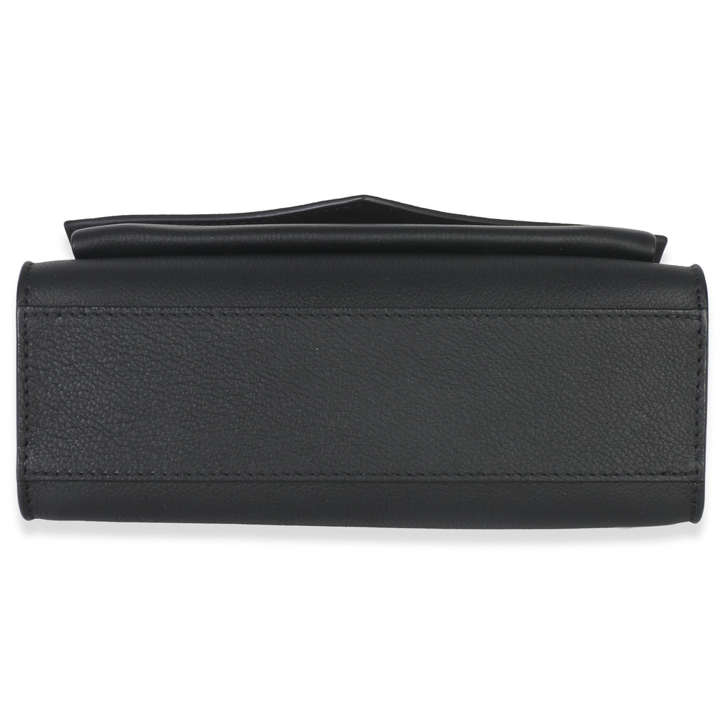 Louis Vuitton Black Soft Calfskin Mylockme Chain Bag BB