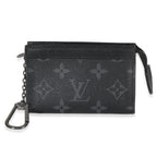 Louis Vuitton Black Monogram Eclipse Key Pouch Voyage