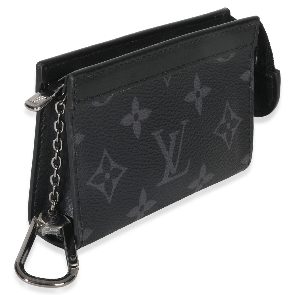 Louis Vuitton Black Monogram Eclipse Key Pouch Voyage