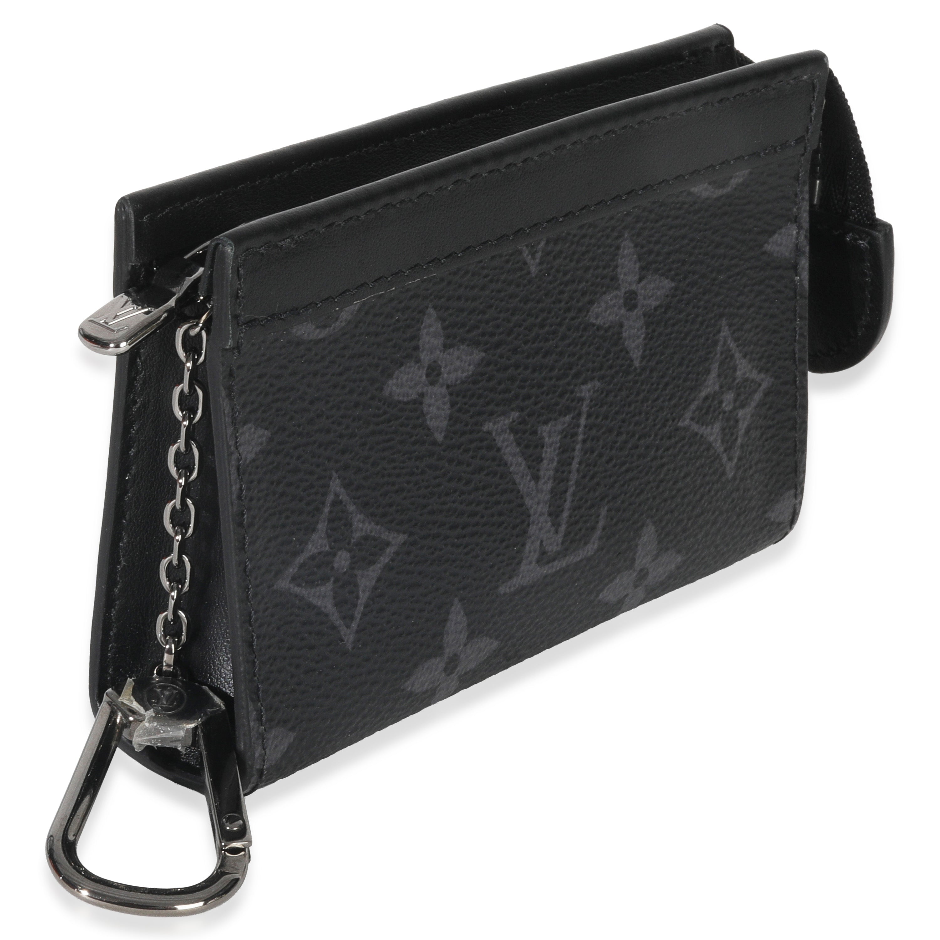Louis Vuitton Black Monogram Eclipse Key Pouch Voyage