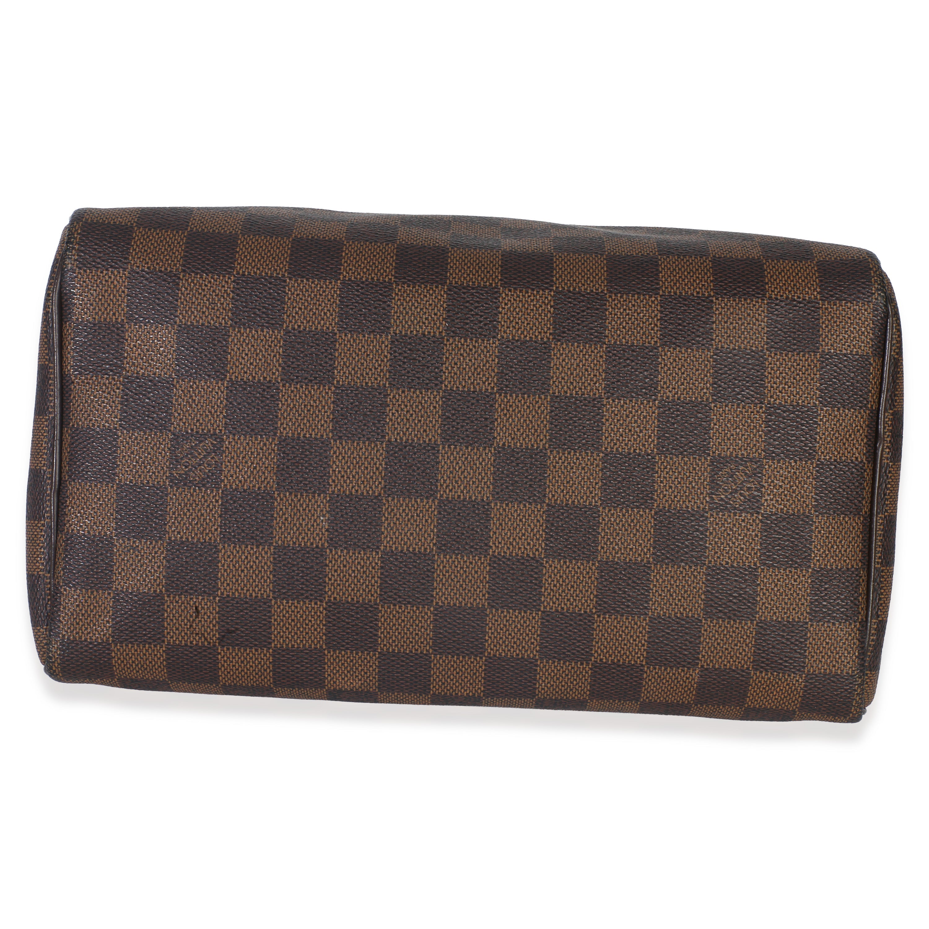 Louis Vuitton Damier Ebene Canvas Speedy 25