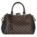 Louis Vuitton Black Taurillon Damier Ebene Canvas Brittany Bag