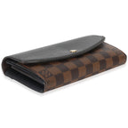 Louis Vuitton Black Damier Ebene Canvas Normandy Wallet